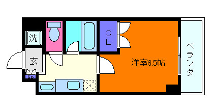 グランデアステール芦屋の間取り