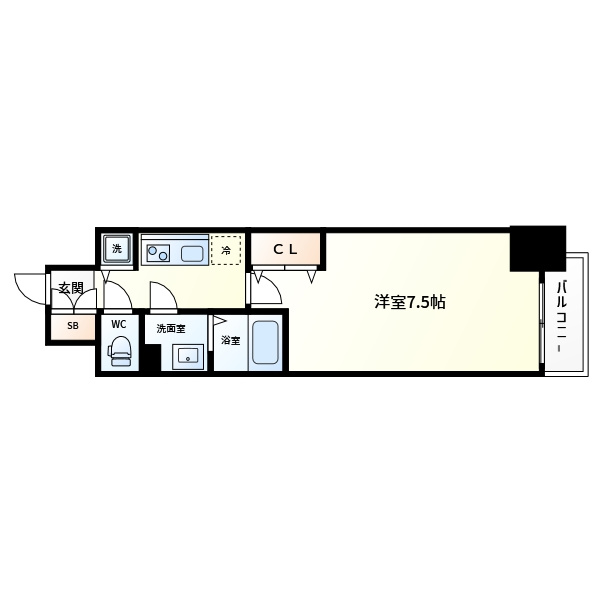 La Douceur都島高倉町の間取り|La　Douceur都島高倉町（ラドゥセール都島高倉町）　間取り