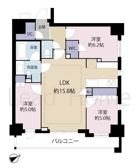 【間取り】 | オープンレジデンシア新宿ザ・ハウス