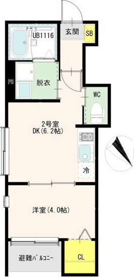ハーモニーテラス呼続Ⅳの間取り