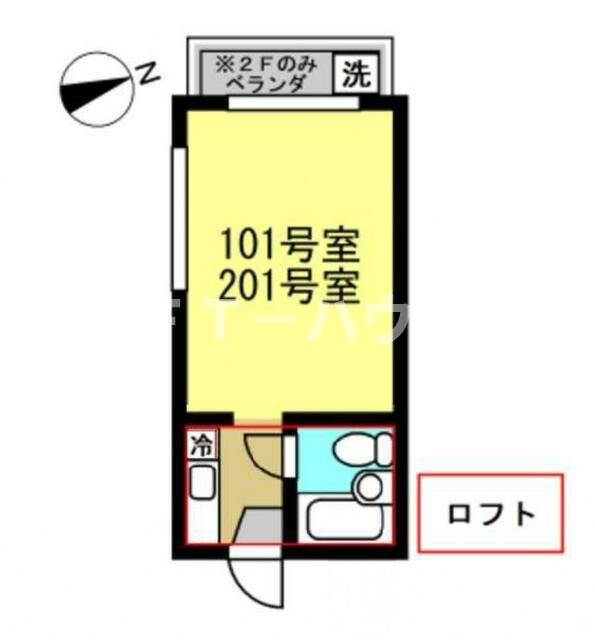 ｉＳメゾン西船橋の間取り