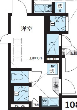 Terrace代々木上原の間取り|間取り