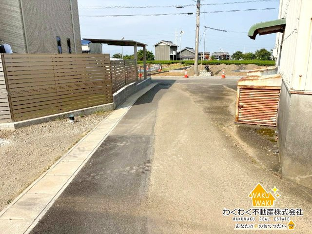 島田市船木　 新築戸建の前面道路含む現地写真