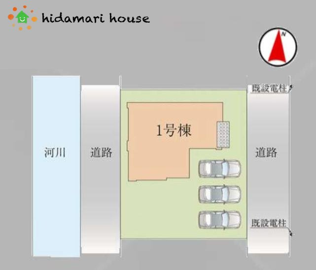 蓮田市西新宿8期　新築戸建　01の区画図