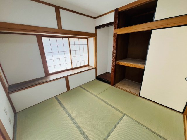 下妻市半谷 リフォーム物件　の和室|〇和室　45帖〇
畳表替、障子・襖張替済みです♪
2026年8月撮影