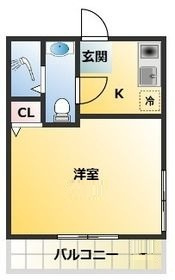 メゾン・ド・プレテの間取り|間取りです。