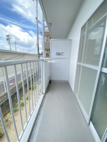 すかる里村のバルコニー|落ち着いた時間を過ごせるバルコニーです