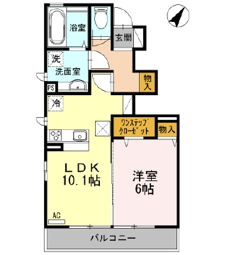 ルミエールＡの間取り