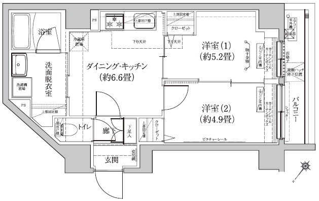 アイル　グランデ押上ノースの間取り