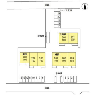 【区画図】 | 心静庵　三番館