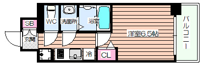 【間取り】 | ファステートOSAKAシティゲート