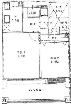 リアンシエルブルー東比恵の間取り