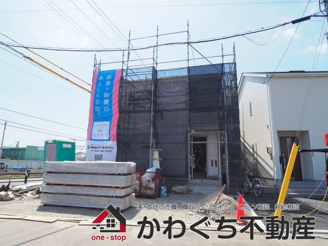 【外観パース】 | Cradle garden　笹谷第9　3号棟 | 2026.8.7撮影♪完成をお楽しみに♪