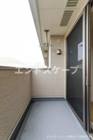プランドールⅡＢのバルコニー|高崎、前橋のお部屋探しはエンドスケープまで！お客様の理想お聞かせ下さい♪