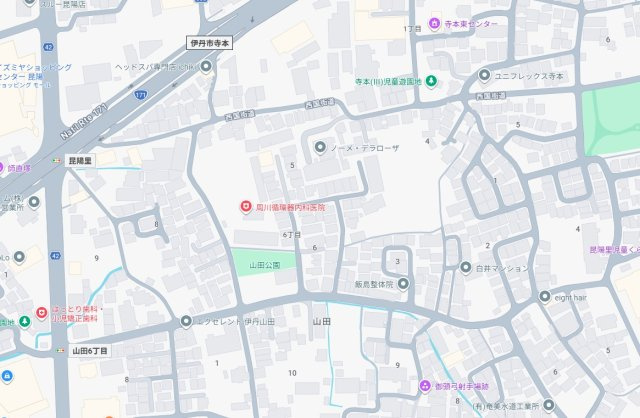 伊丹市山田　第1期　新築一戸建ての地図