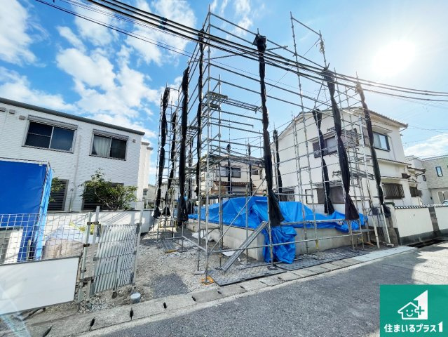 伊丹市山田　第1期　新築一戸建ての外観|現在の進捗状況です！順調に作業進行中、完成が待ち遠しいです！詳細の間取り等、お気軽にお問い合わせください！