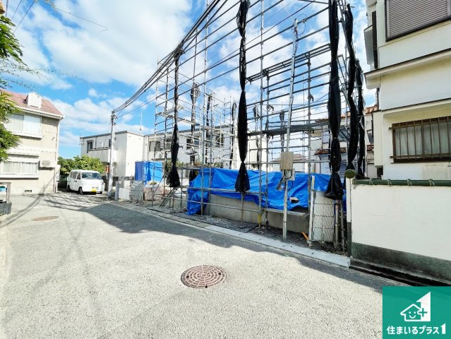 伊丹市山田　第1期　新築一戸建ての外観|現在の進捗状況です！順調に作業進行中、完成が待ち遠しいです！詳細の間取り等、お気軽にお問い合わせください！