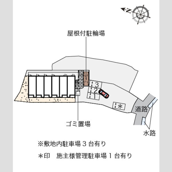 クレイノコニシハウスの区画図