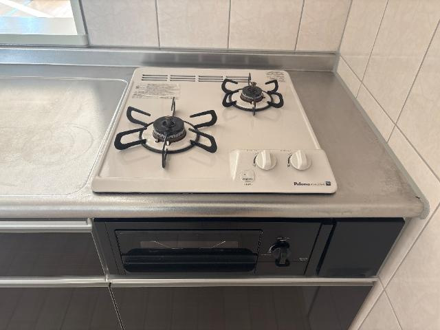 熊本市北区西梶尾町のアパートのその他|2口ガスコンロ