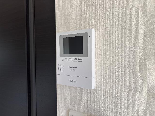 熊本市北区西梶尾町のアパートのセキュリティ|カメラ付インターホン