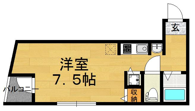 葛飾区青戸６丁目のアパートの間取り