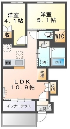 仮）港区東茶屋新築アパートの間取り