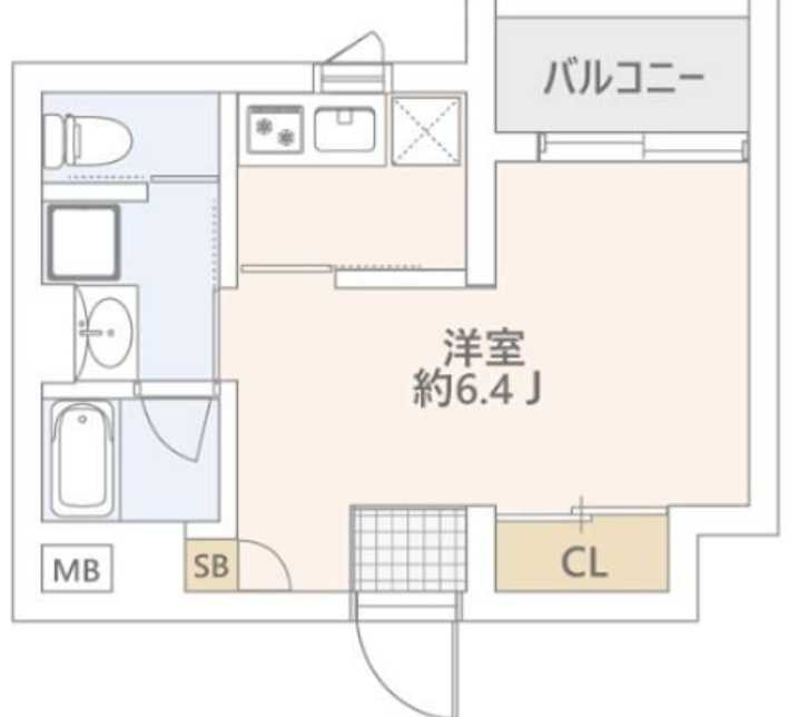 GranDuo世田谷XIII　駅近　築浅　礼金０　ペット相談の間取り