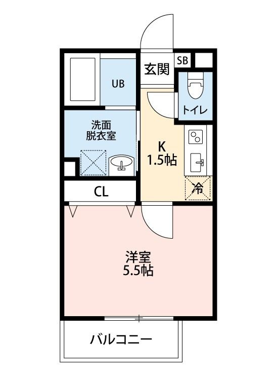 プレシャス新井宿の間取り