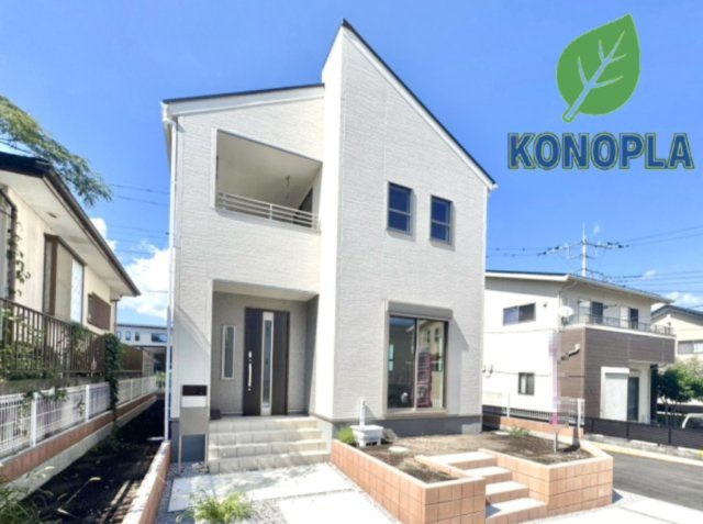 【新築戸建】第13吉岡町下野田の外観|■外観（1号棟）｜少し気になる！資料請求だけ！大歓迎です♪お気軽に木ノ葉プランニング高崎店までお問い合わせください♪