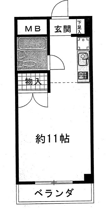 コーポわかばの間取り