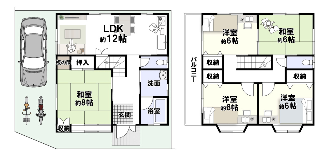 安堂寺町4丁目の間取り