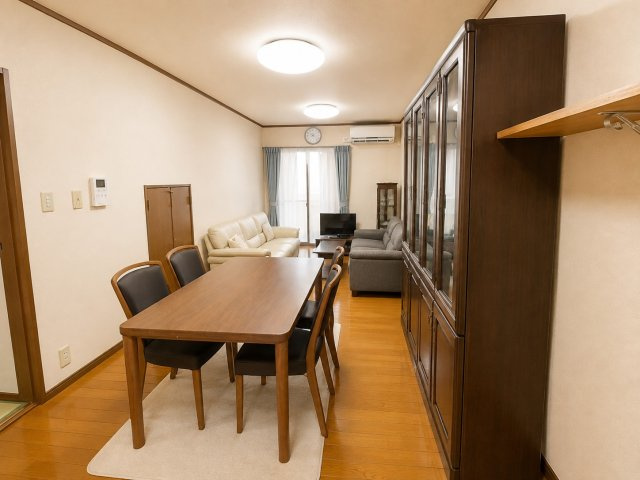 安堂寺町4丁目の居間・リビング|※写真は家具を削除したイメージ画像
