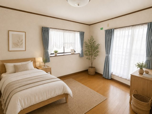安堂寺町4丁目の洋室|※写真は家具を配置したイメージ画像