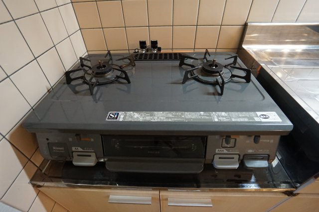 フォレストコートのその他|キッチンはガスコンロ付き