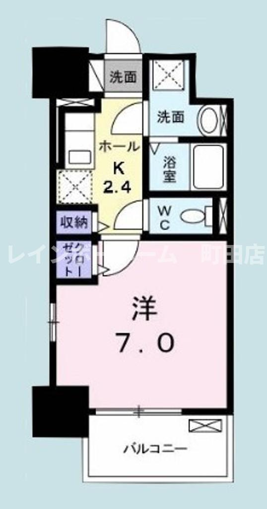 フェイバー　Ｊ．Ｏ－Ｘ1※初期費用分割あと払いサービス利用可能物件の間取り