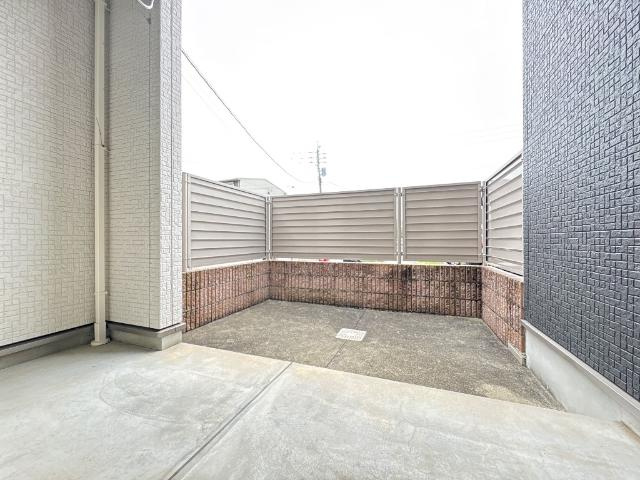 熊本市北区龍田７丁目のアパートのその他|専用庭