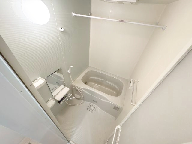 熊本市北区龍田７丁目のアパートの浴室|バス