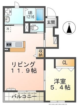レジデンス鶴田の間取り