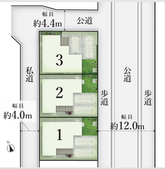 Life Between Town & Sea. 辻堂で叶える、街と海のちょうどいい暮らし。の区画図