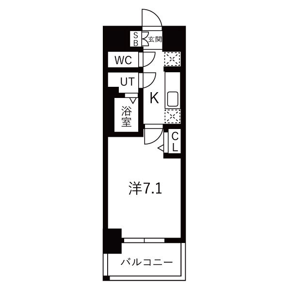 プレサンス兵庫ヴィアーレの間取り|間取りは現状を優先します。