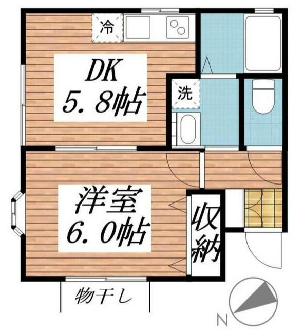 タカノパレスの間取り