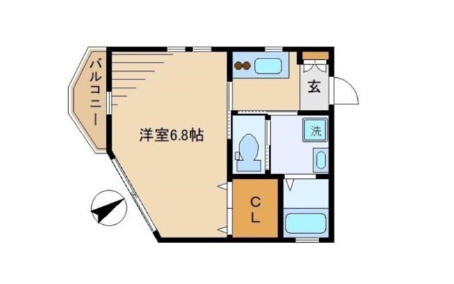 【間取り】 | アクセス弥生弐番館