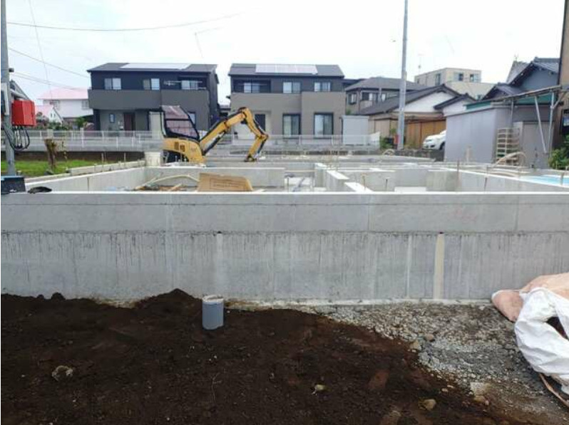 新築戸建　富士宮市城北町第2　全4棟　2号棟のその他|2号棟基礎工事