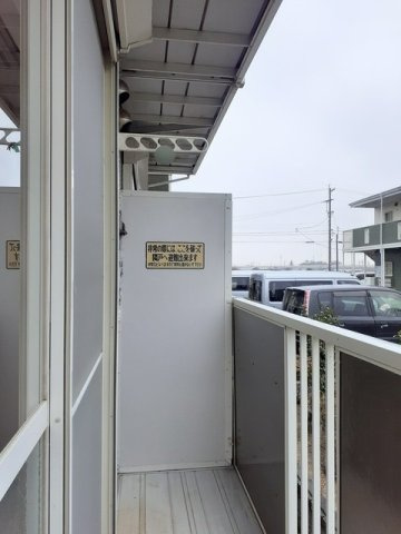 ファミール大門Ｃのバルコニー