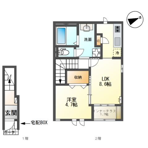 コリーナの間取り
