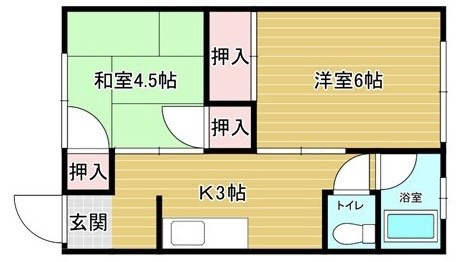 銀橋ビルの間取り