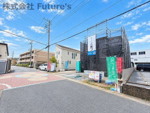 三郷市泉1丁目　新築戸建の前面道路含む現地写真|前面道路含む現地写真です。