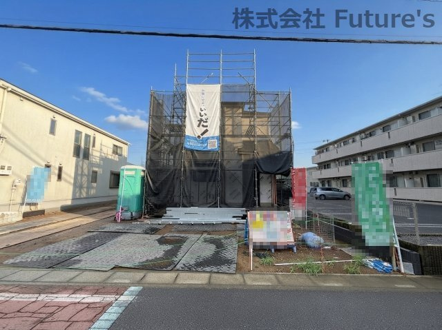 三郷市泉1丁目　新築戸建の外観|現地の写真になります。