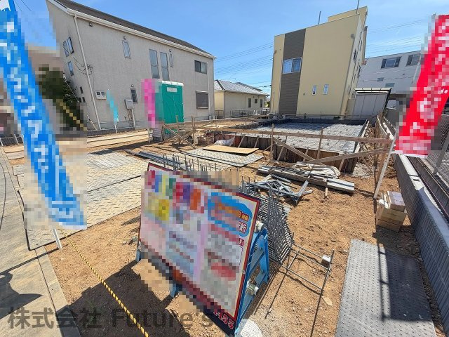三郷市泉1丁目　新築戸建の外観|現地の写真になります。