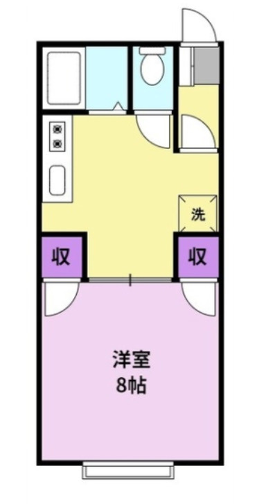 サンハイツ坂口の間取り